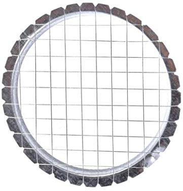 Egg Slicer for Boiled Eggs, Potato Egg Slicer Stainless Steel Round Vegetable Fruit Cube Grid Cutter Salad Dicer