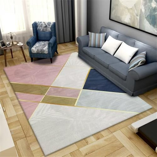 Kunsen Auslegware Teppichboden 80X140CM Rosa Teppiche Gegend Teppich Läufer Schlafzimmer Klein