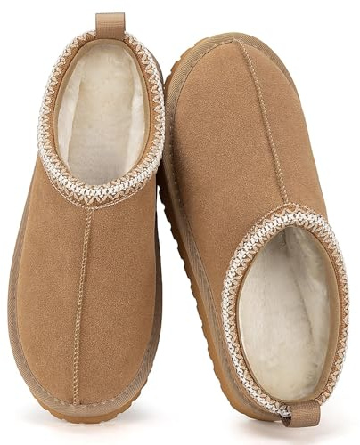 Mishansha Hausschuhe Damen Winter | Warme Plüsch Pantoffeln