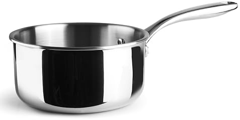 Lacor 60866 - Trichef-Kochtopf, 2 L, 16 cm, Edelstahl 18/10 und Alu... | Aus lebensmittelechtem Edelstahl gefertigt; hohe Korrosionsbeständigkeit und Haltbarkeit im täglichen Gebrauch