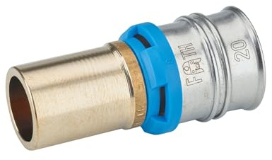 CONEL CONNECT MV2 Pressadapter – Pressfitting Übergang Metallrohr/Kupfer – alle Größen (16 x 15 mm)