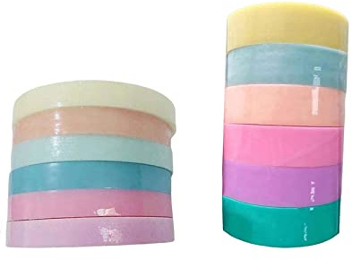 Gitohoni 12 Stück Sticky Ball Tapes Transparente Sensorische Bänder Bastelspiel Kugelband Faszinierende Tape Kunst für Dekoration für Gruppenaktivitäten