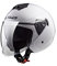 CASCO JET CON DOPPIA VISIERA LS2 MODELLO TWISTER OF573 COLORE BIANCO TG XL 61-62 CM
