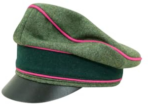 Militaryharbor WW2 German Heer Wool Panzer Crusher Visor Cap