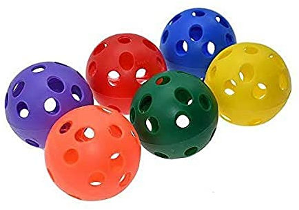Pre-Sport Unisex-Youth Airflow Ball (Pack of 6), One size Multi-coloured