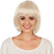 dressforfun Bob Perücke | Toller Haarschnitt mit Pony | Mit vielen Kostümen kombinierbar - diverse Farben (Blond | Nr. 303648)