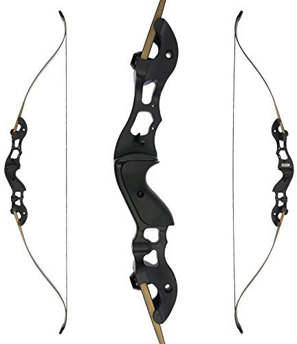 Drake Take Down Recurvebogen Black Raven 2.0 60 Zoll 30 – 60 lbs Rechtshand (55 lbs)