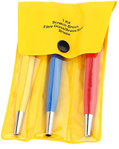 Starbun Stylo de Suppression de la Rouille - 3 pièces de Stylo de Brosse à gratter en Fibre de Verre