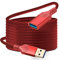 ROFICORD USB 3.0 Extension Cable, 4.5M High Speed Extension Cord USB A Male to Female for Playstation/Xbox/Flash Drive/Card Reader/Hard Drive/Keyboard/Printer/Scanner (Red)