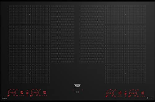 Beko HII88810NTI Piano Cottura ad Induzione 8 Zone da 80 cm Nero