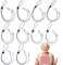 Serviettenkette mit Clip, 10 Stück Verstellbare Servietten Clips Serviettenhalter für Senioren Erwachsene Kinder (65cm / 25in)