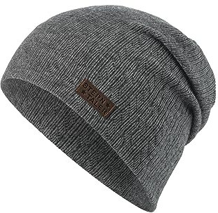 Sterntaler Jungen Slouch-beanie Struktur Mütze, Asphalt, 53 EU