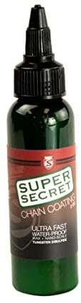 SILCA Lubrificante per catena per bici Super Secret | Cera liquida per catene per pulire, lisciare. e silenzio | Lubrificante per catena a secco per la riduzione dell'attrito (flacone da 2 once)