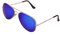Miobo mit Edelstahl Metall Gestell Sonnenbrille Gold Königsblau