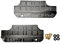 Palumma RC Rear A-arms Mudguard for Arrma Kraton 1/8 6s Exb RTR Guards Mud Flaps Mudflaps Mudguard Fender Flares, Rear Swing Arm Board Repair Parts