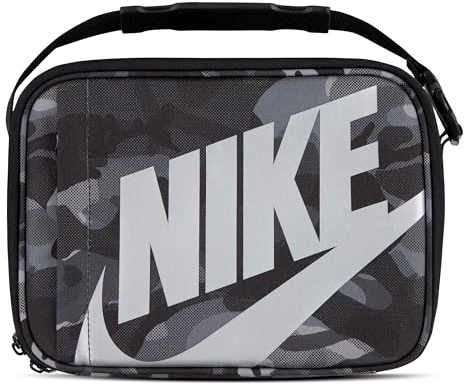 Nike Futura Fuel Pack - Contenitore per il pranzo isolato, colore: nero/mimetico, taglia unica