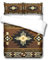 YELDAN Bettwäsche 155x220 Azteken - Ägyptisch Bettbezug 155 x 220 3er Set mit 2 Kissenbezüge 80x80 cm, Weich Mikrofaser Bettwäsche-Sets mit Reißverschluss