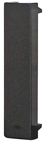 Quarter Blindplatte, 12,5 x 50, schwarz, Frontplatten-Zubehör, 1 Stück | KPR0.5BK