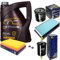 Inspektionspaket Wartungspaket Filterset mit 5 L Motoröl Extreme 5W-40, Ölfilter, Luftfilter, Kraftstofffilter, Innenraumfilter, Verschlussschraube