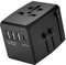 Reiseadapter Weltweit 3.5 A High Speed 3 x USB + 3 A Typ-C-Anschluss, Universal-Reiseadapter Max. Leistung in 1920 W für 240 V Wechselstrom