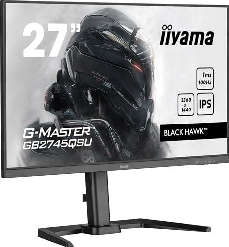iiyama G-Master GB2745QSU-B1 27 LED IPS QHD 100Hz Altura Ajustable FreeSync