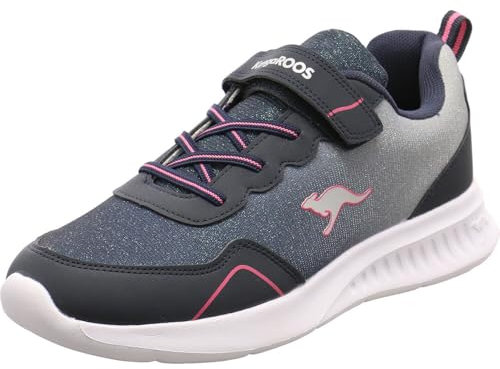 KangaROOS Damen KL-Class EV Sneaker, dk Navy/Daisy pink, 40 EU