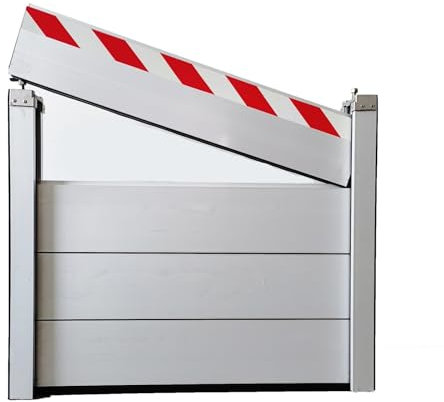 Hochwasserschutz Barriere mobiler hochwasserschutz Aluminium dammbalkensystem,hochwassersperre wasserabweiser, einfache Montage und demontage(80cm(2.6ft))