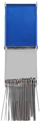 Guitar File Set, 22 Rods 1 Flat Bridge Saddle Nut Polishing File Guitar Nut Slotting for Mandolin Bass Ukulele Banjo
