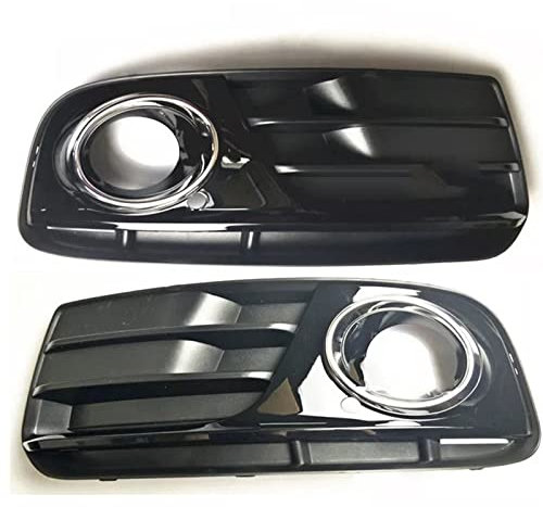 DZSYOHFS Griglia per radiatore per Audi Q5 2009-2016 Griglie Fendinebbia 2PCS Left & Right Car Paraurti Anteriore Fendinebbia Griglie in Griglie Racing Sostituzione ABS(for Q5 13-16)