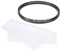 sourcing map Filtro polarizador circular de 72 mm, doble cara, revestimiento multicapa, filtro polarizador con paño de limpieza para lente de cámara
