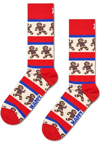 Happy Socks Unisex Happy Socks Gingerbread Stripe Sock Socken