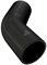 51mm (2) ID Wrapped Black Fluorolined Silicone 45 Degree Fuel & Oil Classic Elbow Hose