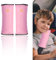DAYKET 2 Stück Auto Gurtpolster für Skoda Octavia Ⅱ, Abnehmbar Autositz Gürtel Pillow Sicherheitsgurtpolster für Kinder Nackenstütze,C/Pink