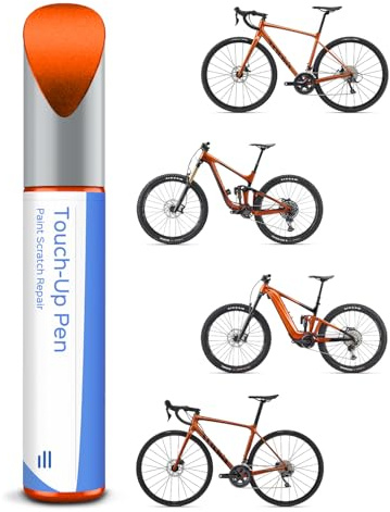 PARTS4EV Amber Glow Matte -Fahrradlack - Ausbesserungslack für Giant, verwenden Sie Lackstift für Metall und Kunststoff - Hochdeckender Fahrradlack