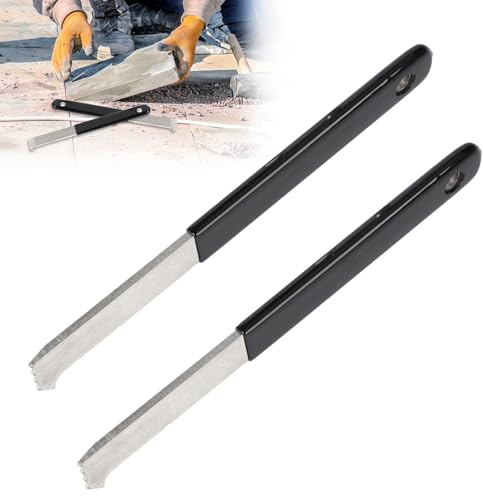 2PCS Paving Slab Puller, Paving Brick Puller with Micro-Toothed, Heavy Duty Paving Puller Lifter Tool, Paver Extraction Tool, for Garden Lawn Yard Patio Replace Paver Blocks