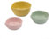 Jamie Oliver Big Love Pinch-Me Pots, Speckled Stoneware Small Bowls, 1, ½, ¼ Cups Measuring Cups, Dishwasher, Microwave, Oven-Safe, Multicolour, Set of 3, 11x10x5CM