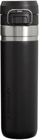 Stanley Quick-Flip Water Bottle 0.7L Water Bottle - Black 2.0 - OS