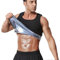 Towintec Débardeur Sudation pour Homme Costumes Amincissant Gilet Top Sauna Suit Shapewear Vêtement Ventre plat Perdre du poids Maigrir Manche Courte Entraînement Musculation Fitness Gym