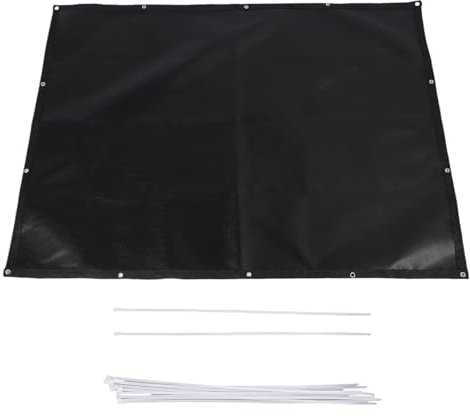 AUNMAS Estera de Parrilla de Fibra de Vidrio y Configuración Rápida para la Protección de la Cerca y la Pared, el Protector de Pared de la Barbacoa, la Pantalla de Privacidad del (3 * 6 pies)