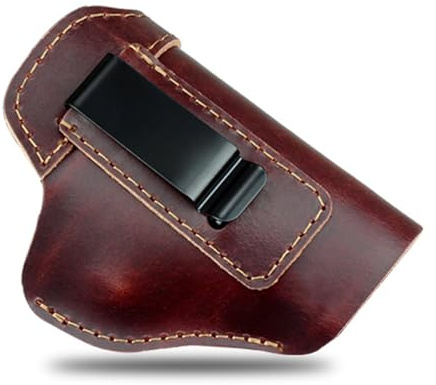 IWB Schutzhülle aus Leder, Metallclip für die Innenseite der Gürteltasche – strategische Etuis aus Leder für S&W, Shield und G26 43. Dieser IWB ist EIN spezieller Transport