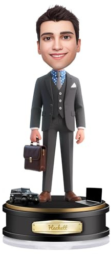 Individuelle Acrylfiguren, individuelle 2D-Stehfigur mit Foto, lustiges und einzigartiges Geschenk zum Schulabschluss, Geburtstag, Feiertagen oder als Schreibtischdekoration im Büro (Männlich)