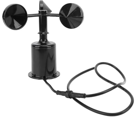 Anemometro per tende da sole, sensore di velocità esterno 4-20mA 9-30V - Alta precisione, resistente alle intemperie, ideale per installazione outdoor e monitoraggio
