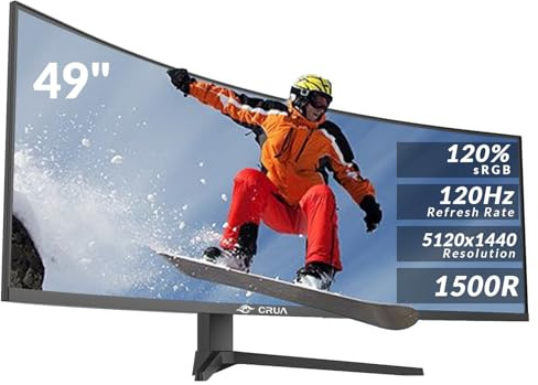 CRUA Monitor de 49 pulgadas 5k120HZ