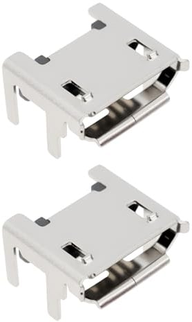 EMSea Micro-USB-Ladeanschluss, Headset, USB-Ladeanschluss, kompatibel mit Astro Gaming A50, 2 Stück