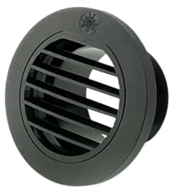 Autoterm Luftausströmer schwarz – offen oder verschließbar – 60/75 / 90 mm – Luftauslass für Warmluftschlauch Standheizung & Dieselheizung – Wohnmobil, Camper, Boot (Offen, 90 mm)