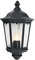 Traditional Black Cast Aluminium Outdoor Lantern Wall Light by Happy Homewares