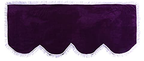 Klaviertastatur Abdeckung, Piano Klavier Abdeckung Keyboard Staubschutz Samt Dekohülle Abdeckung Cover für 61/88 Tasten Keyboard(88 Keys Purple)