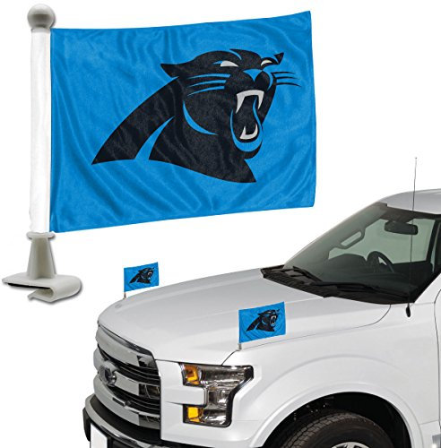 Promark NFL Carolina Panthers Flaggen-Set, 2-teilig, Ambassador-Stil, Team-Farbe, Einheitsgröße