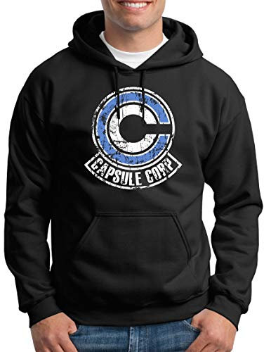 TShirt-People Capsule Corp Sweat à Capuche Homme - Noir - Small