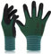 DEX FIT Premium Nylon Nitril Arbeitshandschuhe FN320; 3D-Komfort, Dehnbare Passform, Griff, Dünne, Leichte Arbeitshandschuhe, Langlebig, Atmungsaktiv, Kühl, Waschbar;Waldgrün L (9) 3 Paare